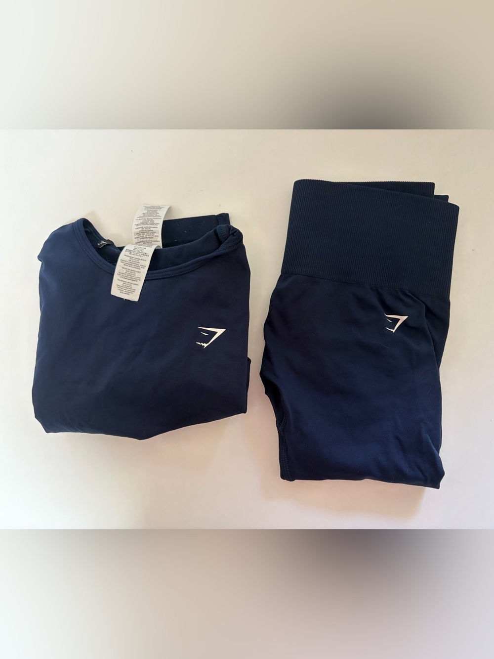Navy Blue Gymshark Everyday Seamless Set